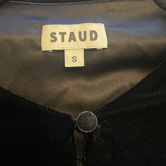 STAUD Black Long Sleeve Dress - Picture 9 of 11